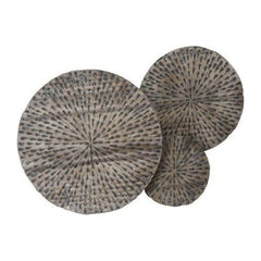 Metal Lotus Wall Art, Old White Phillips Collection