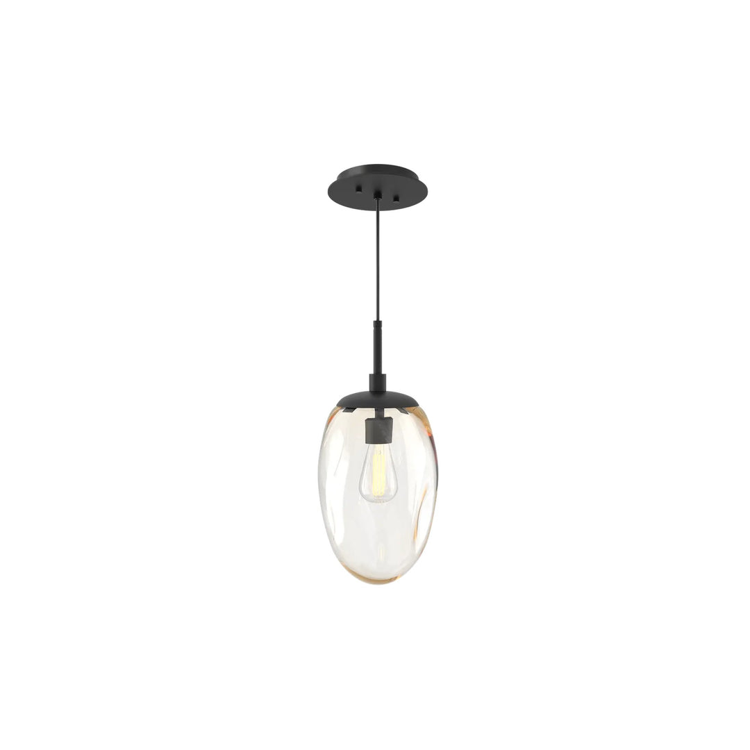 Meteo Pendant by Hammerton Studio – E26 in Matte Black on adjustable cord