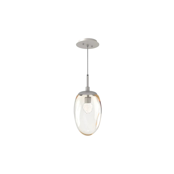Meteo Pendant by Hammerton Studio – LED in Beige Silver on adjustable cord