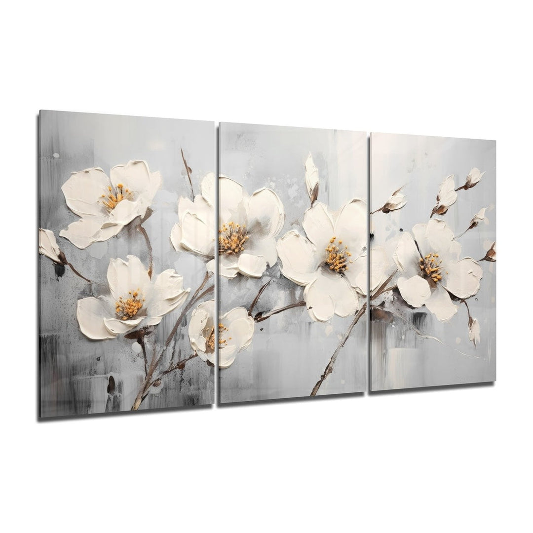 Daisies Glass Wall Art Insigne