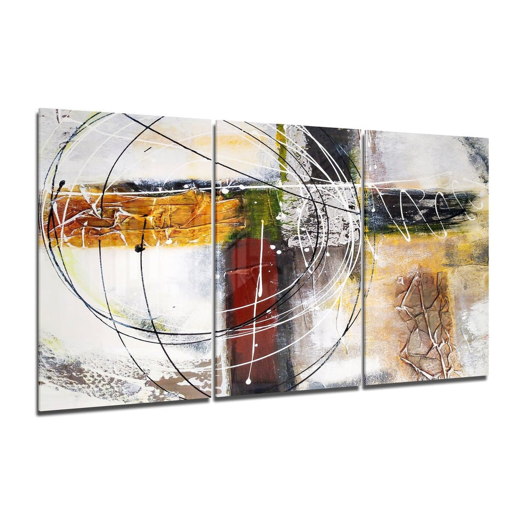 Here Glass Wall Art Insigne