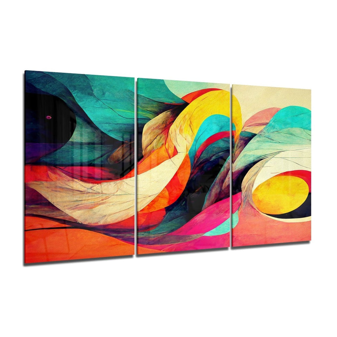 Waves Glass Wall Art Insigne