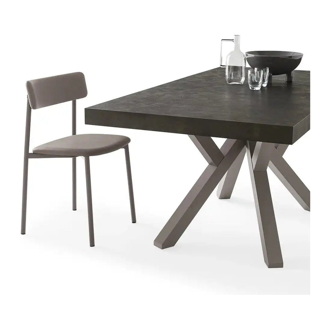 Mikado Extendable Dining Table by Connubia, white background
