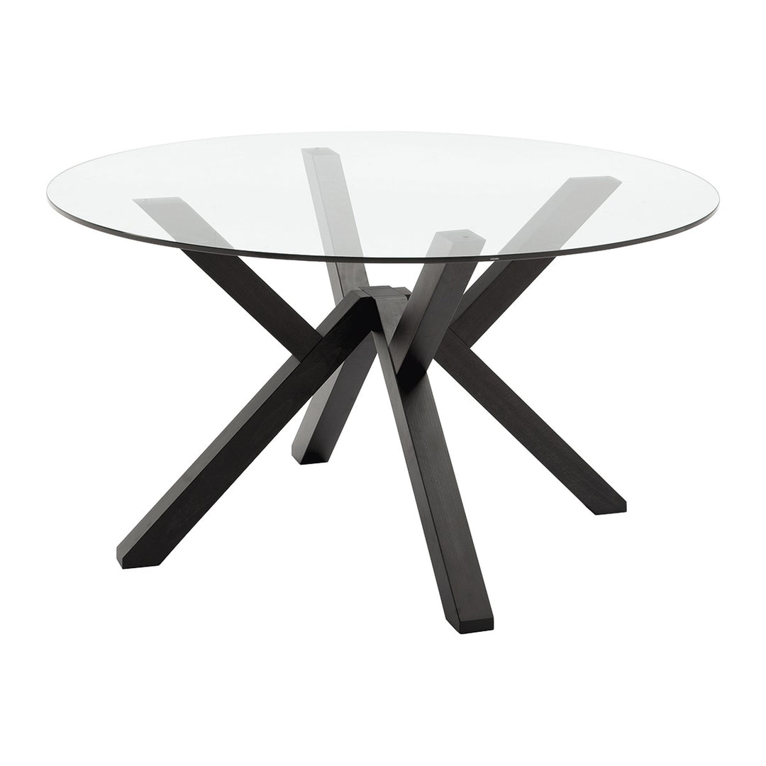 Mikado Round Dining Table by Connubia, white background