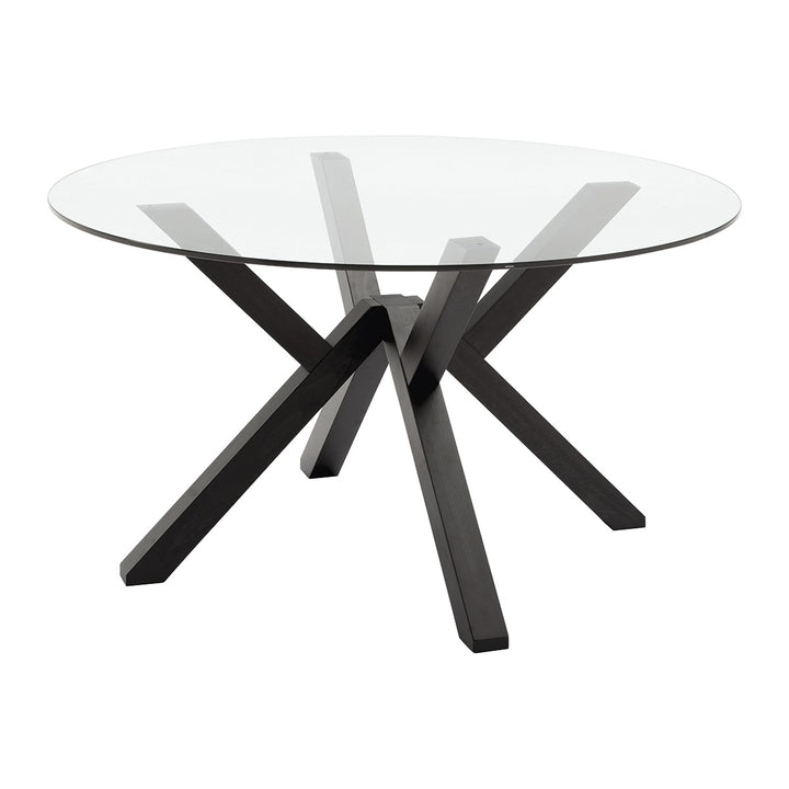 Mikado Round Dining Table by Connubia, white background