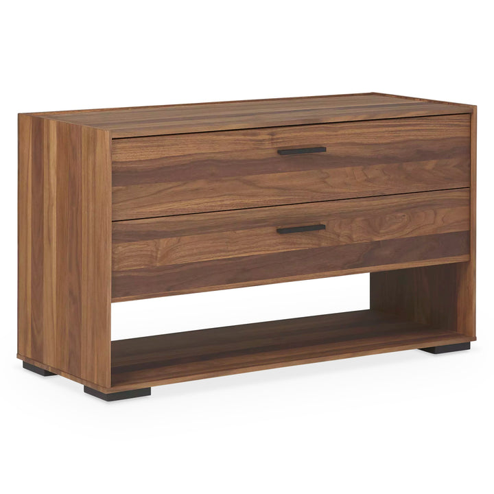 Mira Single Dresser — studio view, walnut finish