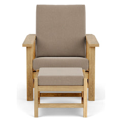 Mission Reclining Armchair by Barlow Tyrie, white background