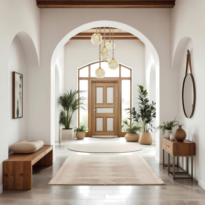 Misto Round Pendant Chandelier by Hammerton Studio in a styled interior