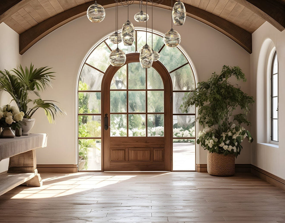 Misto Swag Chandelier by Hammerton Studio in a styled interior