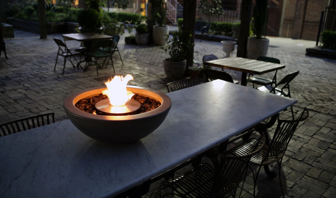 MIX 600 FIRE PIT BOWL Outdoor / Outdoor Fire Table Eco Smart Fire