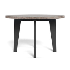 MLB Aluminum Round Dining Table by Harbour in Aluminum Asteroid
