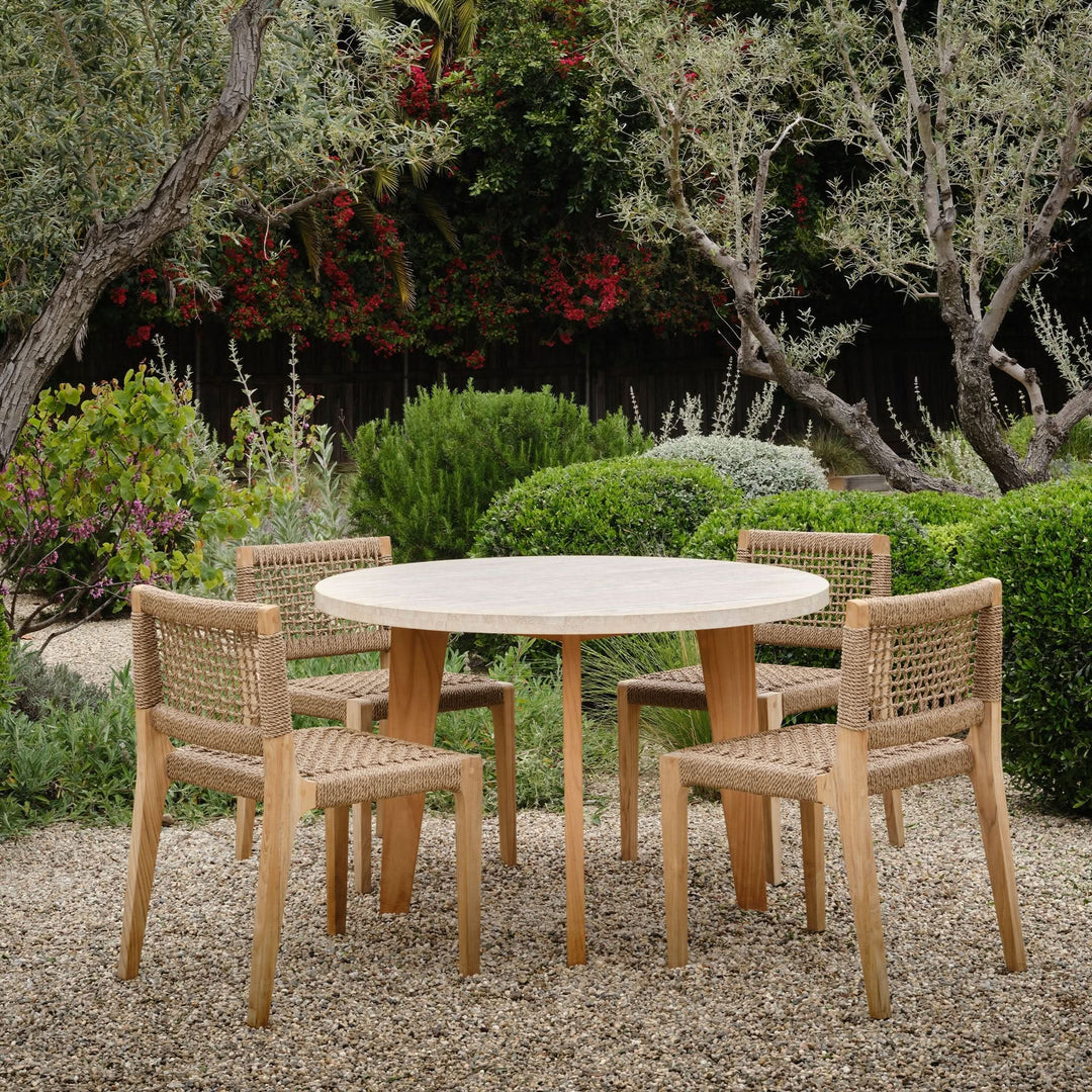 MLB Teak Armless Dining Chair by Harbour lifestyle 1