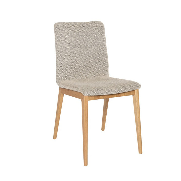 Mobi Dining Chair — studio angle, oak