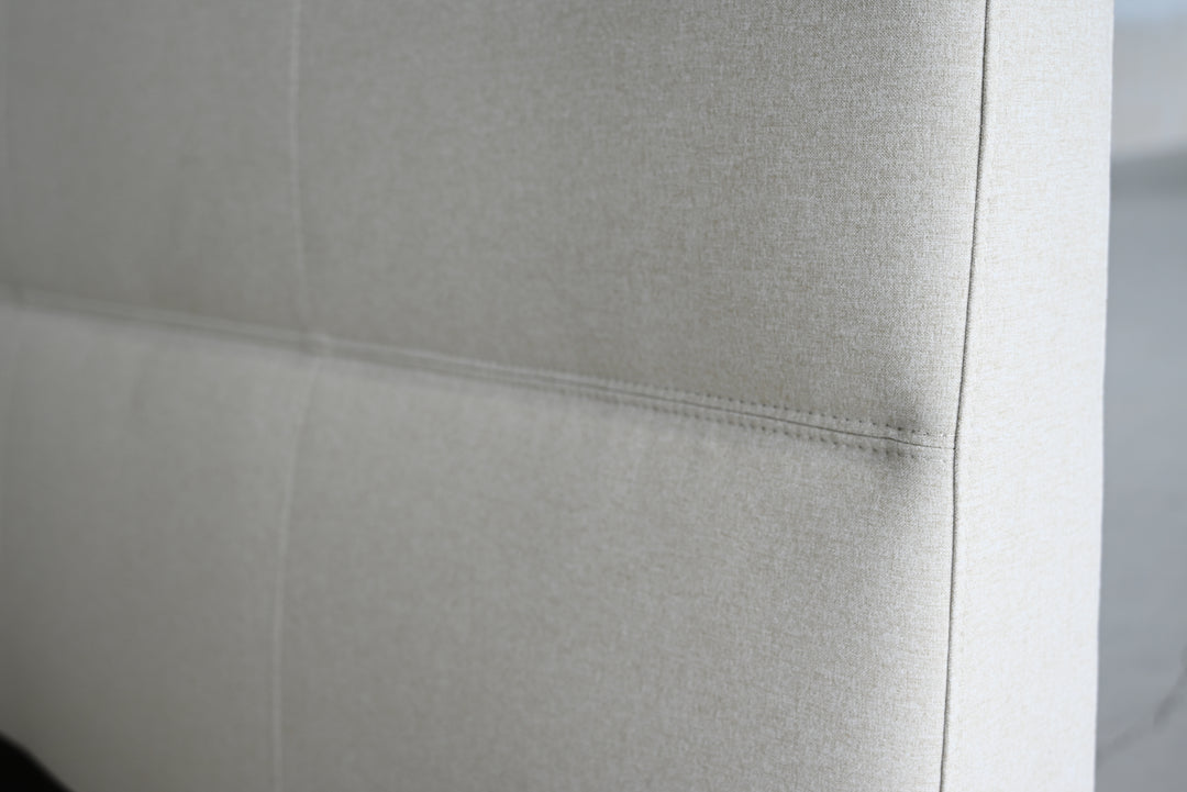 Mobital Reve upholstered bed in Ivory, additional supplier view
