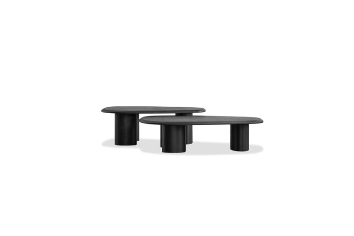 Mobital Blair coffee tables in a nesting arrangement — small and large sold separately