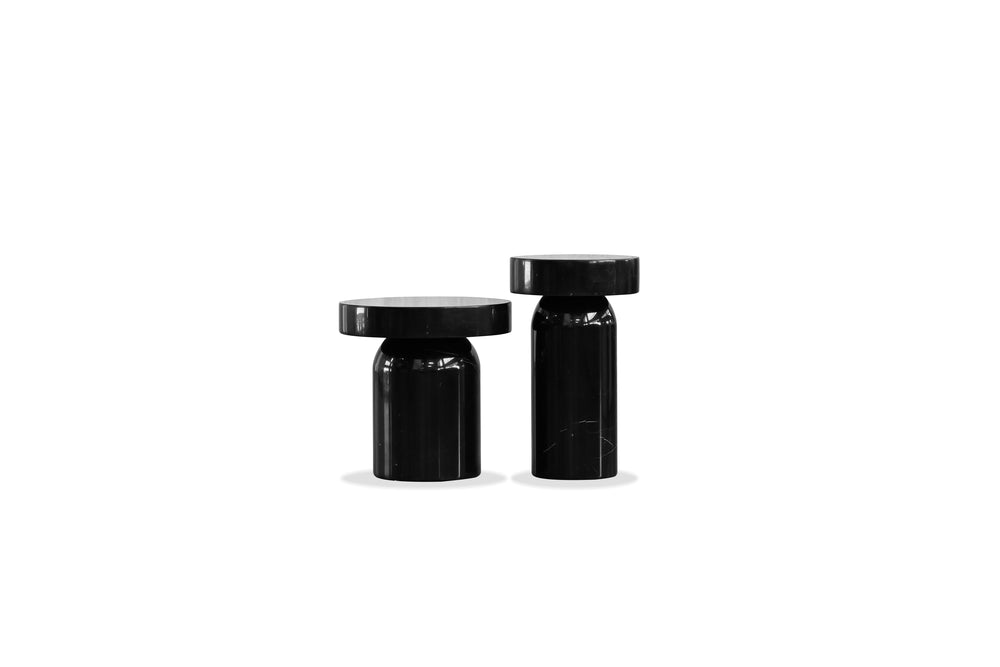 Mobital Duro tall marble end table in Black, additional supplier view