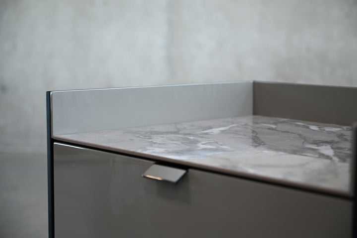 SALAZAR Side Table in Smoke Grey Mobital