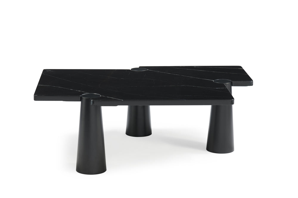Mobital Acyl coffee table in Polished Marquina Black, additional supplier view