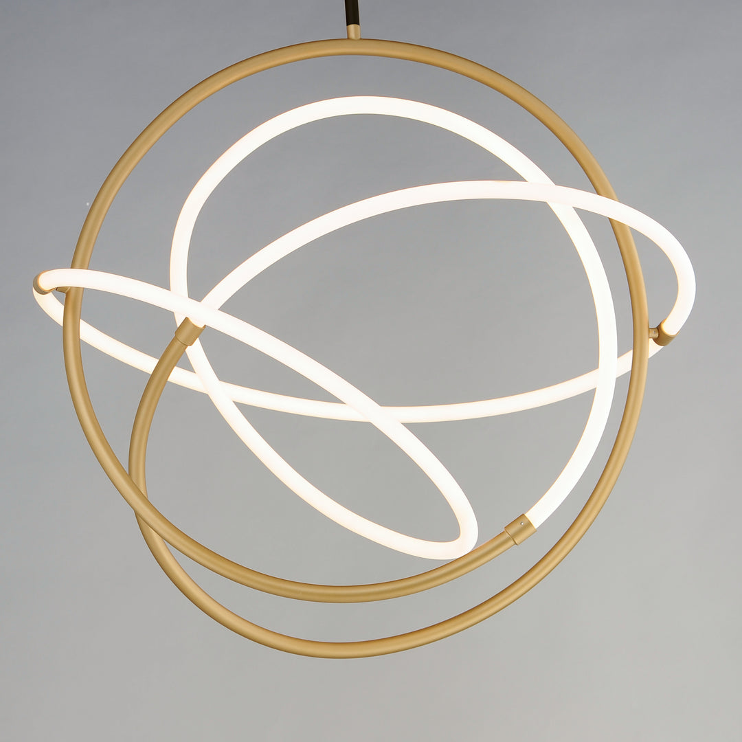 Mobius 31.5" LED Pendant by ET2 Lighting, styled view 2