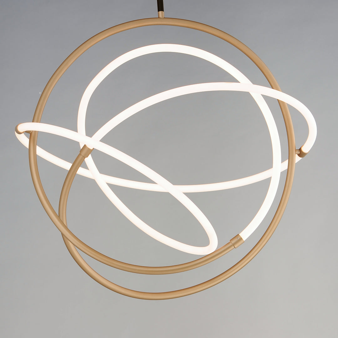 Mobius 31.5" LED Pendant by ET2 Lighting, styled view 7