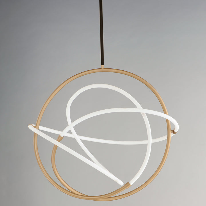 Mobius 31.5" LED Pendant by ET2 Lighting, styled view 8