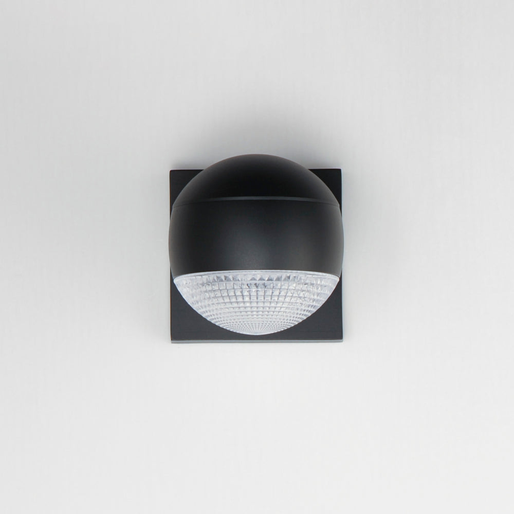 Modular 1-Light LED Outdoor Sconce by ET2 Lighting, styled view 1