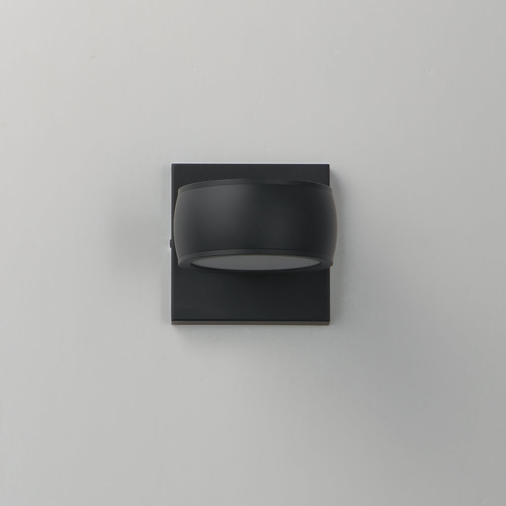 Modular 2-Light LED Outdoor Wall Sconce by ET2 Lighting, styled view 1