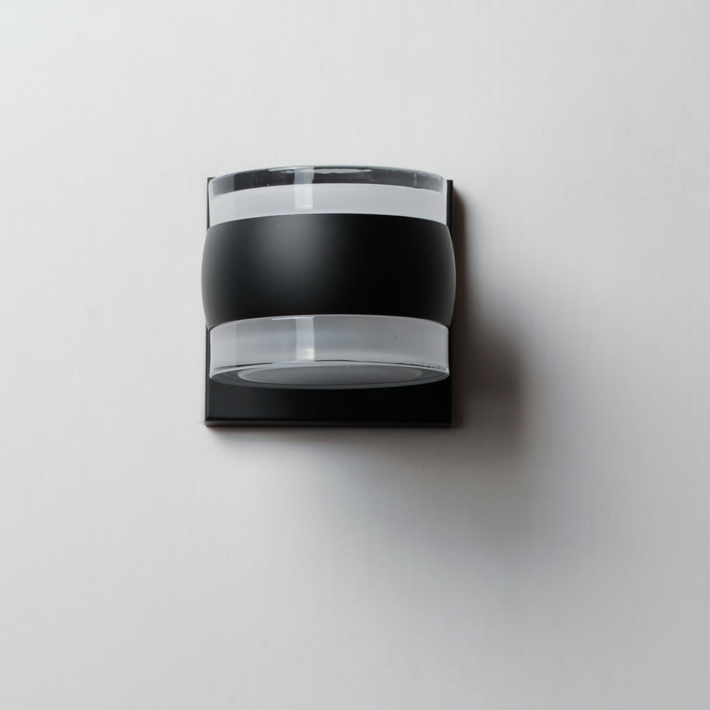 Modular Can 2-Light LED Sconce by ET2 Lighting, styled view 1