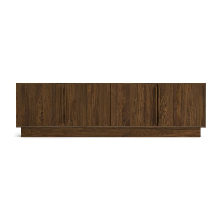 Moduluxe 79-inch Wide, Low Height 4-Door Storage Console Copeland Furniture