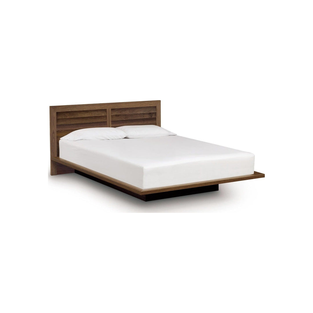 Moduluxe Platform Bed with Clapboard Headboard - 35" Series — product (Taji-scaled)