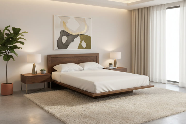 Moduluxe Platform Bed with Panel Headboard - 35" Series Copeland Furniture