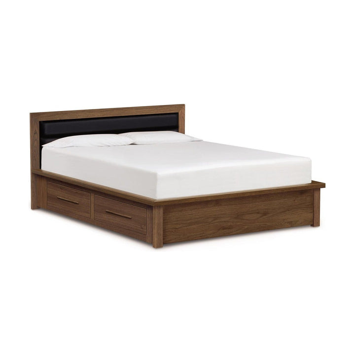 Moduluxe Storage Bed with Upholstered Headboard - 35" Series Copeland Furniture