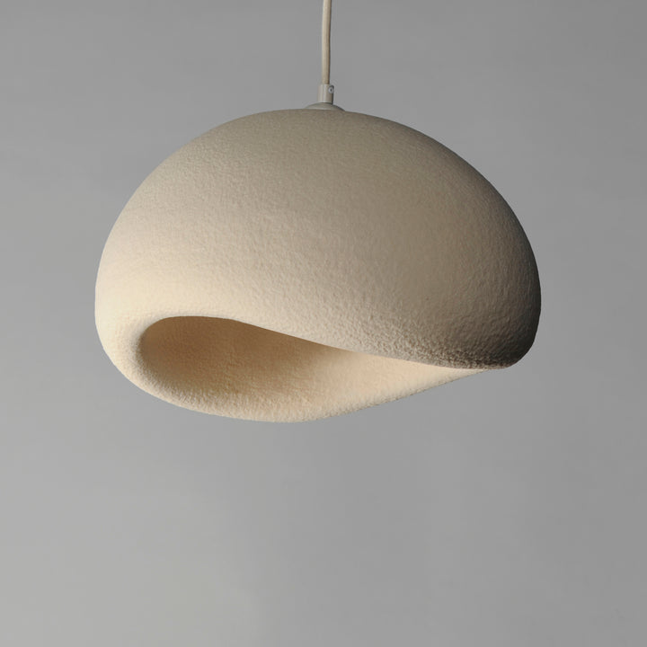Moeraki 16" Pendant W/ LED Bulb by ET2 Lighting, styled view 1
