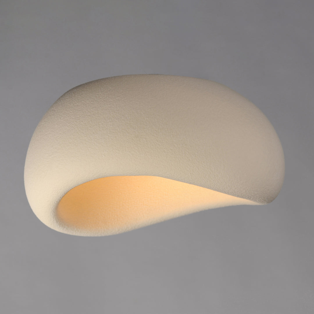 Moeraki 20" Flush Mount W/ LED Bulb by ET2 Lighting, styled view 1