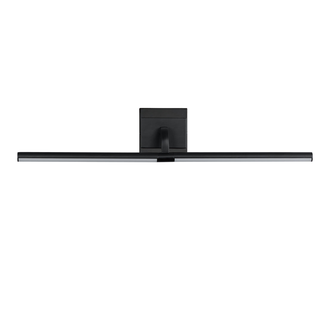 Mona 30" LED Picture Light by ET2 Lighting in Black, front view