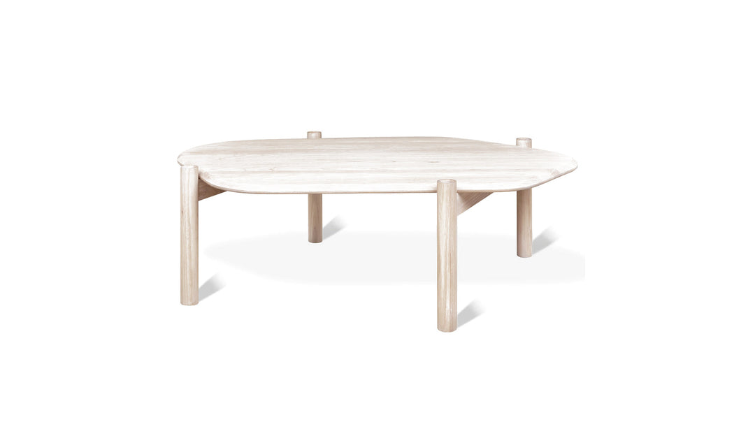 Monarch Coffee Table in Nordic Ash on white background