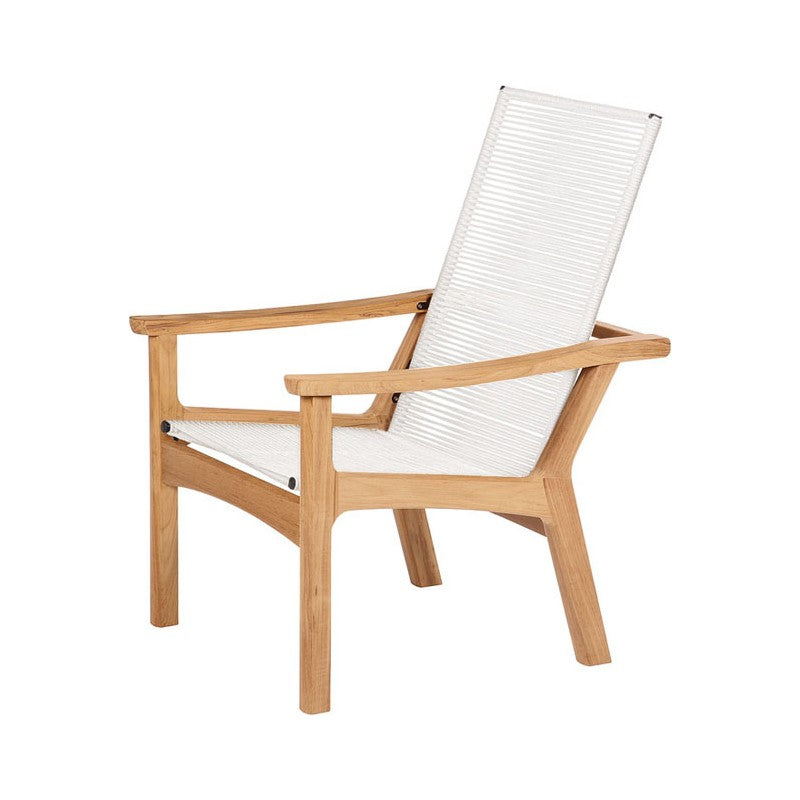 Monterey Deep Seating Armchair – Braided Cord by Barlow Tyrie – Chalk Cord