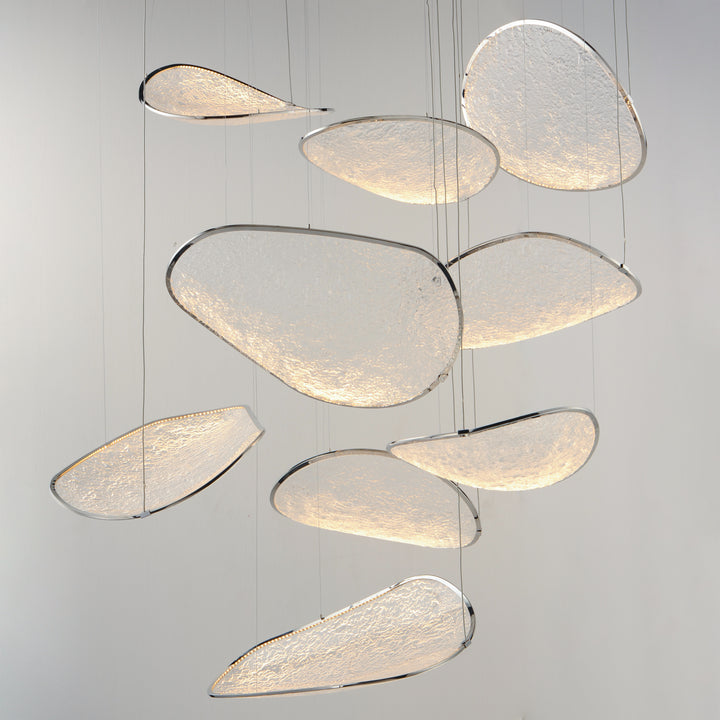 Moonscapes 9-Light LED Pendant by ET2 Lighting, styled view 2