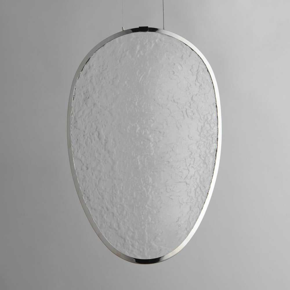 Moonscapes Single LED Pendant (13.5" L) by ET2 Lighting, styled view 1