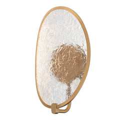 Moonscapes Wall Sconce by ET2 Lighting in Brushed Champagne, front view