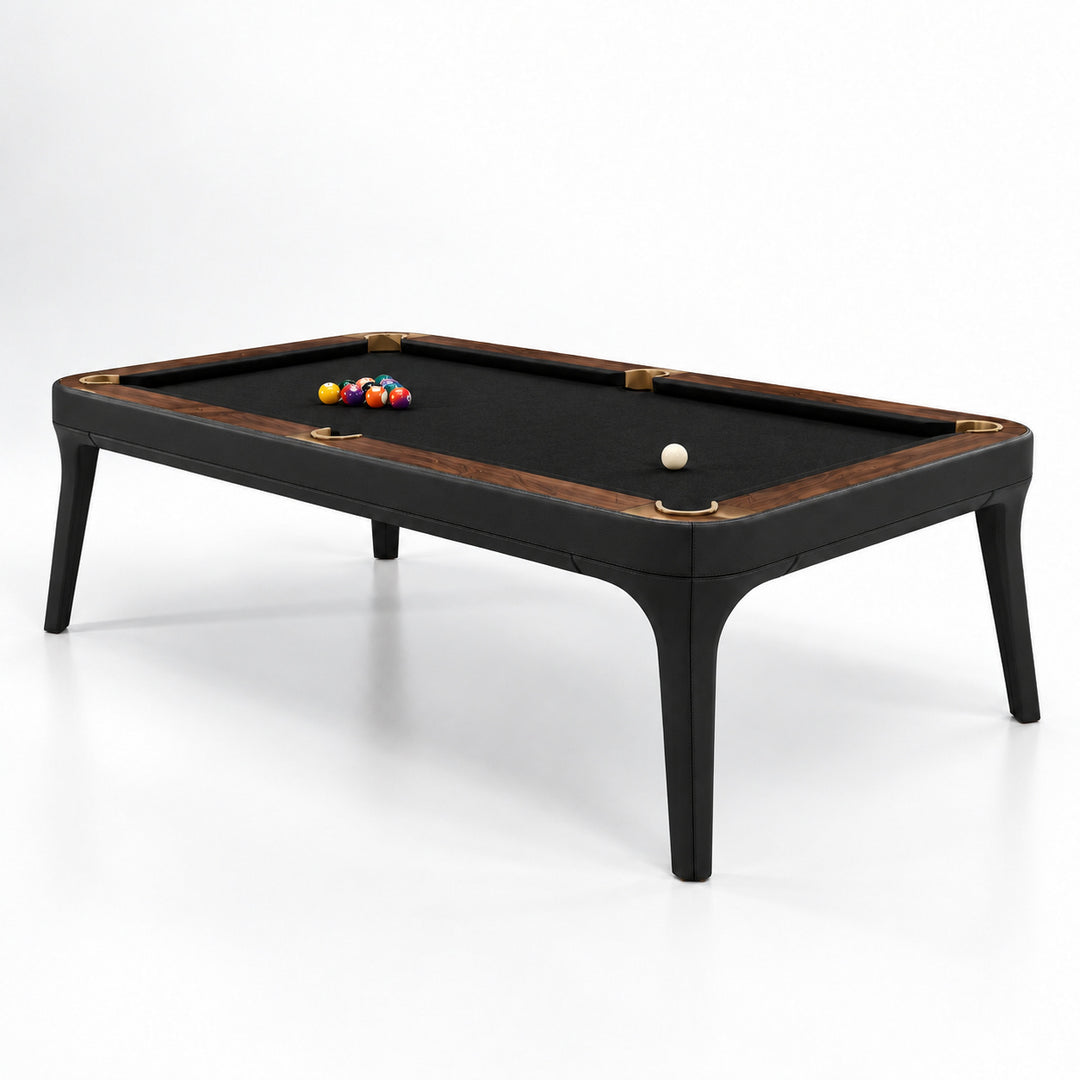 Morris pool table - Leather Black 
