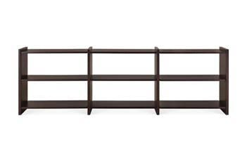 Ethnicraft Mortise rack 103 inch in mahogany rose brown
