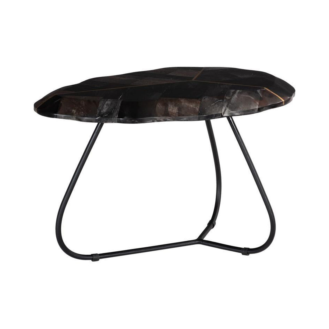 Mosaic Leaf Petrified Coffee Table by Phillips Collection — centered product view