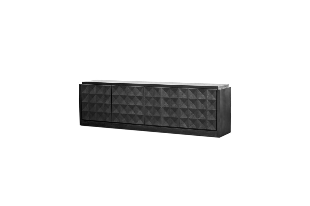 MOSS Sideboard Wide in Matte Black Oak