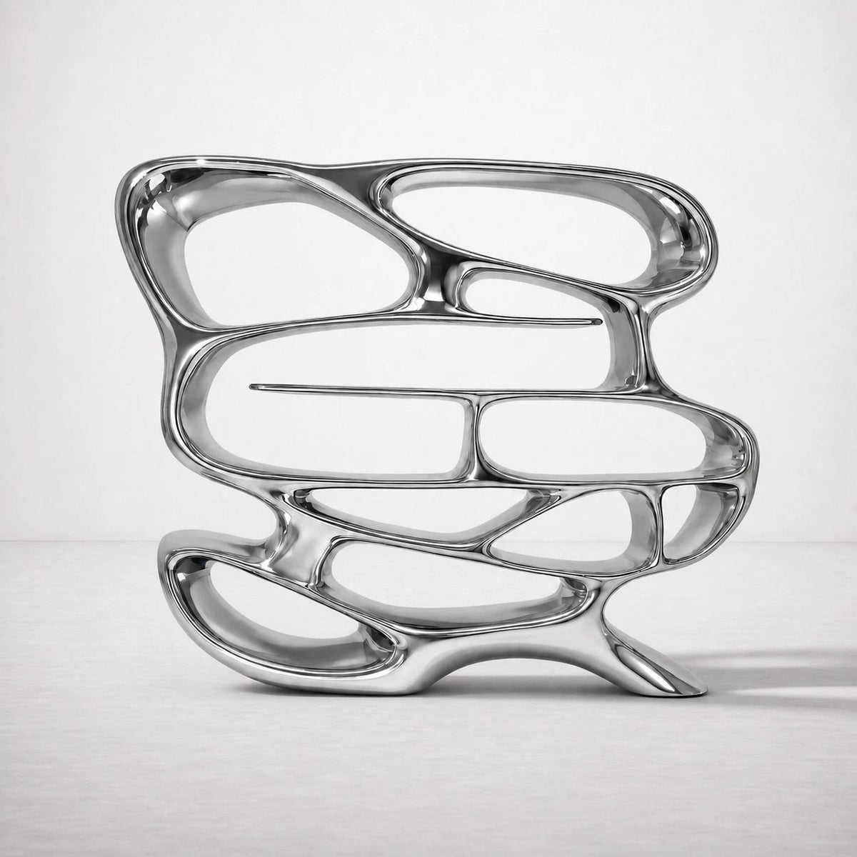 Chrome Mirage Bookshelf