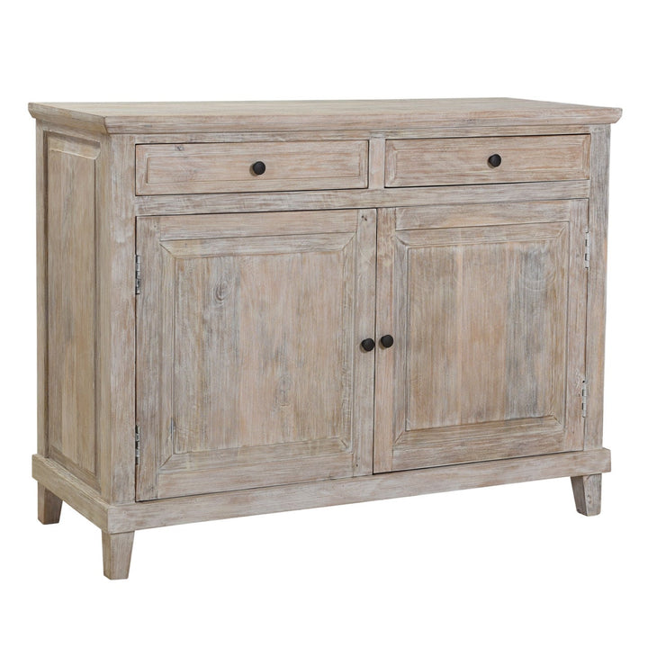Siena Mango Wood Sideboard, three-quarter studio view