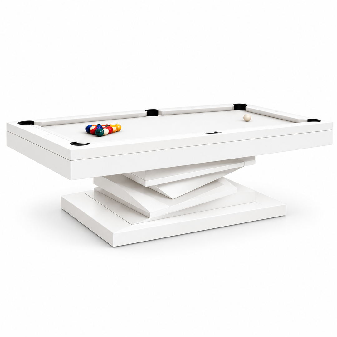 Neavio Crisp White rendered preview: White frame and base finish and supplier Brite White felt on white