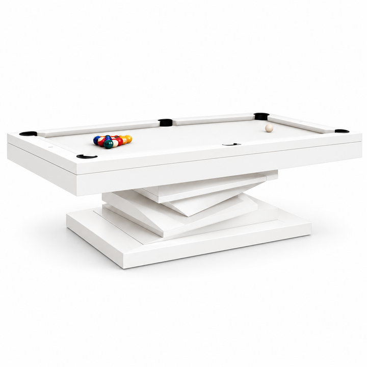 Neavio Crisp White rendered preview: White frame and base finish and supplier Brite White felt on white