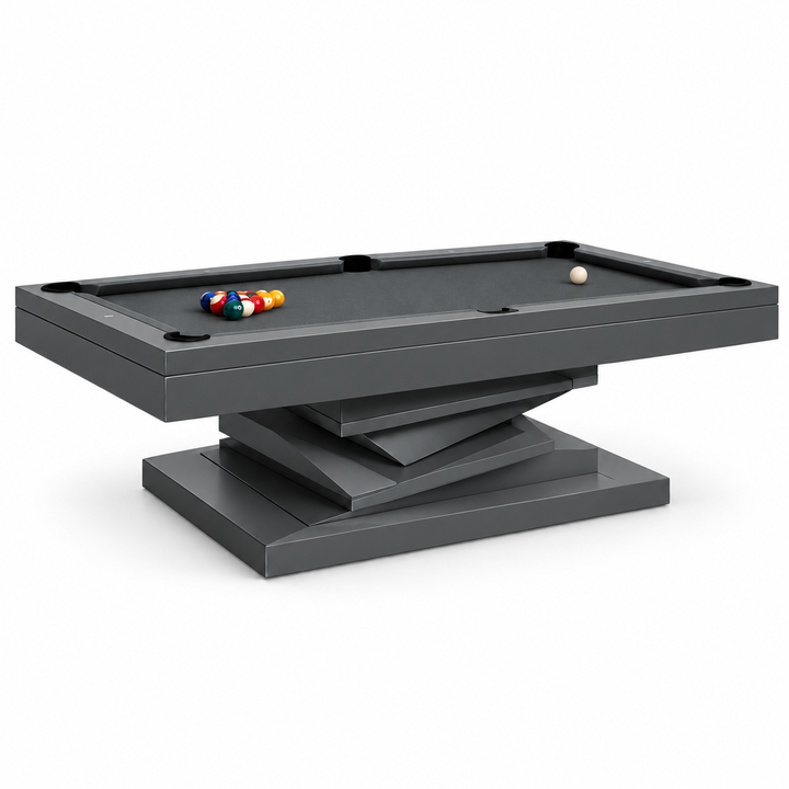 Neavio Graphite rendered preview: Graphite frame and base finish and supplier Charcoal felt on white