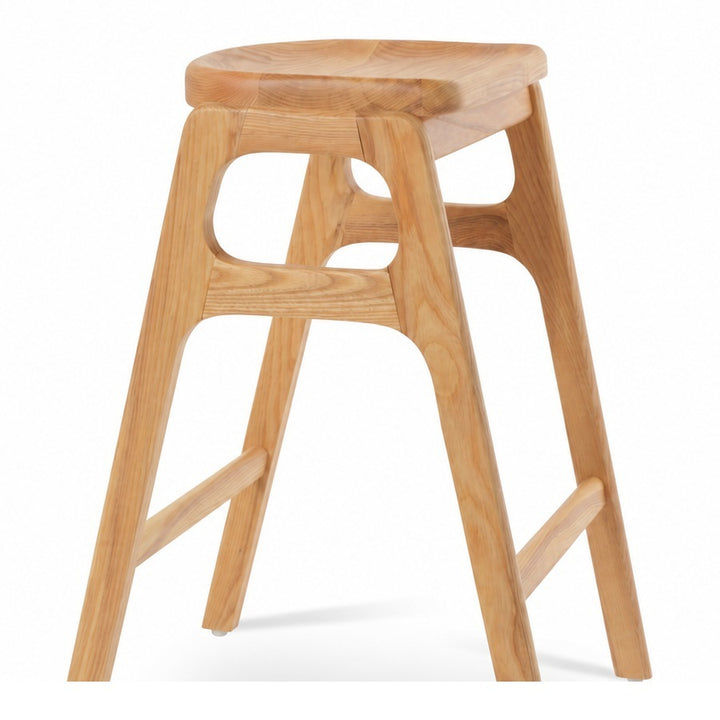 Nelson Bar Stool in natural ash finish by Soho Concept